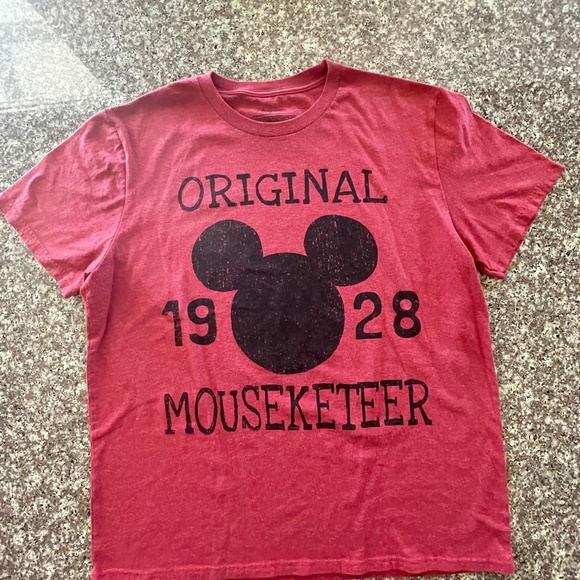 Disney Other - Disney Men’s Tee shirt  Size XL Mickey Red